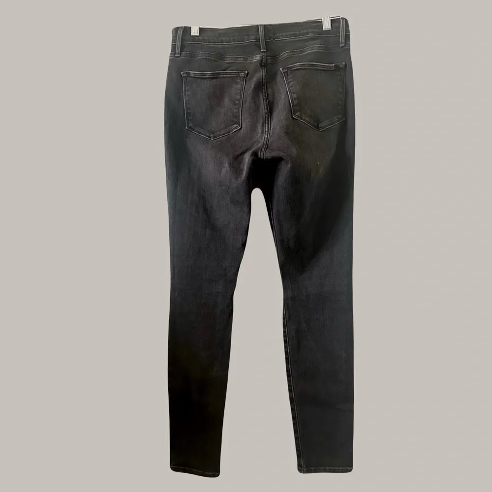 FRAME Denim Womens Size 28 Le‎ High Skinny High Waist Black CONDOR